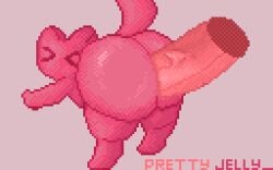 16:10 ambiguous_gender ambiguous_penetration animated ass bodily_fluids butt_jiggle cum cum_inside digital_media_(artwork) food fruit genital_fluids genitals jiggling male male/ambiguous penis pixel_(artwork) pixel_animation plant prettyjelly short_playtime slime solo strawberry widescreen