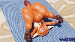 16:9 2024 3d_(artwork) anthro anthro_focus anus ass balls beach_towel big_butt black_claws camseven canid canine circumcised claws digital_media_(artwork) dipstick_ears disney ear_markings english_description erection fox genitals gloves_(marking) green_eyes half-closed_eyes hi_res holding_feet humanoid_genitalia humanoid_penis leg_markings lying male mammal markings multicolored_ears narrowed_eyes nick_wilde nude_anthro nude_male on_back penis perineum pink_anus sand smile socks_(marking) solo spread_legs spreading stretching tail thick_thighs towel widescreen zootopia