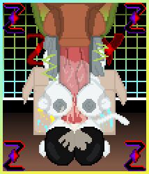 balls_on_head big_balls big_breasts big_penis box breasts cat_ears cat_tail catgirl cum cum_on_body cum_on_breasts cum_on_penis horse_penis horsecock large_penis nipples paizuri penis pixel_art self_upload sitting tail temmie temmie_(undertale) thighhighs undertale undertale_(series) zixy