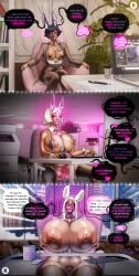 anthro ass_expansion balls big_breasts big_lips bimbo bimbo_body bimbo_futanari bimbo_lips bimbofication bimbofied brain_drain brainwashing breast_expansion breasts clothed clothing corruption erection female female_to_futa furry futanari futanari_transformation hair_growth high_heels huge_ass huge_breasts hypnosis light_skin lip_expansion midriff mind_break mind_control mostly_clothed nipples penis penis_growth personality_change rabinov solo standing thick_lips thick_thighs thigh_expansion transformation transformation_sequence wide_hips