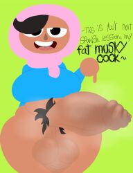 1futa big_balls big_breasts big_penis bottomless curvy darkened_genitalia darkened_penis dialogue dirty_talk duolingo erect_penis erection fat_cock fat_penis foreskin futanari hijab horny horny_futa huge_cock musk musk_clouds musky_cock pantless phimosis pubes pubic_hair scrotum_flap smelly smelly_cock stinky stinky_cock suggestive talking_to_viewer thunder_thighs unknown_artist zari_(duolingo)