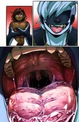 brightsidedown digestion mawshot mouth_shot oral_vore struggling struggling_prey tagme unwilling unwilling_prey vore vore_belly