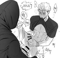 2boys anal anal_sex crossover dead_by_daylight gay gay_sex ghostface handjob handjob_while_penetrating hooded hooded_cloak hooded_male male phone recording recording_sex scream scream_(franchise) the_trickster translation_request yaoi