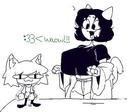 alternate_breast_size gountro homestuck neco-arc nepeta_leijon tagme