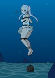 asphyxiation barefoot bondage drowning feet frieren sousou_no_frieren tagme underwater underwater_peril underwater_peril_aladdin