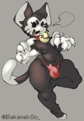 1boy 2025 anthro anthro_only bakenek0o black_fur boy cat_underwear catboy claws cock cock_bulge feline feline feline_humanoid femboy femboy_only feminine_male gay kit_(brawl_stars) looking_at_viewer male male_only penis penis_bulge red_underwear solo solo_focus solo_male tagme tail underwear white_highlights wink winking_at_viewer