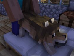3d 3d_(artwork) 3d_animation 4:3 animated bed brown_body brown_fur digital_media_(artwork) duo female feral feral_penetrated fur furniture human human_on_feral human_penetrating human_penetrating_feral interspecies male male/female mammal microsoft minecraft mojang penetration sex sharktail26 short_playtime steve_(minecraft) wolf_(minecraft) woods_wolf_(minecraft) xbox_game_studios zoophilia