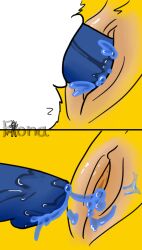 anthro blue_cum blue_penis bodily_fluids canid canine canis clitoris colored_cum cum cum_in_pussy cum_inside duo female fiona_(artist) fur generation_1_pokemon genital_fluids genital_focus genitals hybrid_pokemon male male/female mammal nida_(darknido) nidorina nintendo penis pokemon pokemon_(species) pussy_focus taq unusual_bodily_fluids unusual_cum unusual_genital_fluids wolf yellow_body yellow_fur