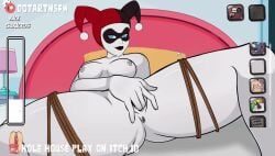 2d 2d_(artwork) 2d_animation animated batman_(series) blush blush blush_lines bouncing_breasts cel_shading closed_eyes day dc dotartnsfw female finger_fuck fingering fingering_self fingers front_view harley_quinn harley_quinn_(classic) highres hole_house laying_down laying_on_back laying_on_bed legs legs_apart looking_at_viewer mask masked masked_female masturbating masturbation moan moaning moaning_in_pleasure mp4 on_back on_bed one_handed_masturbation rope rope_bondage skirt skirt_lift sound squirt squirting tagme thick thick_ass thick_thighs vaginal_juices vaginal_masturbation vaginal_penetration video window