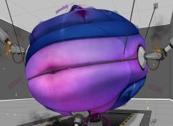 big_breasts blueberry_inflation breasts female spherical_inflation sunken_head sunken_limbs tagme zoidberg656