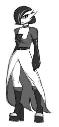 anthro anthro_only black_and_white boots celera_prime dominatrix female female_only femdom furry furry_only gardevoir goth goth_girl green_hair heel_boots high_heel_boots high_heels leather_boots nintendo platform_boots platform_footwear platform_heels pokémon_(species) pokemon pokemon_(species) thigh_boots thighhigh_boots