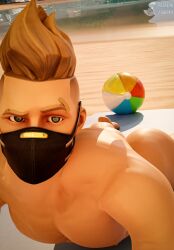 1boy ass ass_focus big_ass big_butt drift_(fortnite) fortnite gay mak0_nsfw male male_only muscular muscular_male solo