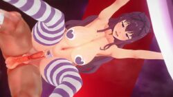 3d animated cum_in_pussy doggy_style hands_on_hips hongcha03 koikatsu moaning murasaki_(senran_kagura) neet plump pubic_hair secretly_loves_it senran_kagura sex sound standing tagme timid video voluptuous