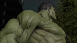 animated deadpool gay hulk marvel no_sound size_difference tagme video volt10000