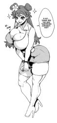 1girls 2020 ami big_ass big_breasts big_butt blush breasts bubble_butt cartoon_network cleavage dialogue female female_only hi_hi_puffy_amiyumi high_heel_boots high_heels jay-marvel microphone name_drop sketch solo sound_effects sweat text text_bubble thick_thighs white_background