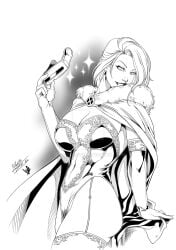 big_breasts black_and_white breasts cameltoe cape cleavage corset cyclops_(x-men) daniele_torres emma_frost lingerie marvel marvel_comics pussy_bulge stoodgyboy visor white_queen x-men