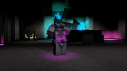 1boy 3d erection kaiju_paradise murrcrawler nightcrawler_(kaiju_paradise) roblox roblox_game self_upload tagme