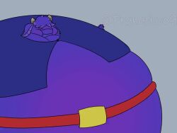 animated anthro blueberry_inflation franacisco furry inflation sound spherical_inflation sunken_head sunken_limbs tagme thick_thighs video wide_hips