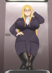 1futa big_breasts big_penis blonde_futa blonde_hair blue_eyes blush blushing breasts bulge business_suit business_woman busty character_request child_bearing_hips clothed clothing dick dickgirl fat_cock full-package_futanari fully_clothed futa_only futanari glasses hand_on_glasses hand_on_hip hips holding_glasses hourglass_figure huge_breasts huge_cock human hung hung_futanari large_breasts large_penis light-skinned_futanari light_skin long_hair musk musk_clouds nails nipple_bulge nipples_visible_through_clothing office_clothing office_futa office_lady pantyhose penis penis_bulge penis_under_clothes solo standing steam steaming_body steamy sweat sweating sweaty tagme thick_penis thick_thighs tight_clothes tight_clothing tight_fit timaturixp veiny_penis wide_hips work_clothes work_uniform