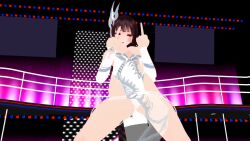 3d animated big_breasts black_hair dancing huge_breasts kangxi mmd sound stripping tagme very_long_hair video