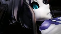 3d android_girl animated black_rock_shooter black_rock_shooter_(character) blue_eyes bukkake cum cum_in_pussy cum_inside cum_on_breasts cum_on_face cumshot emotionless_sex female male mmd no_sound penis pussy restrained sien tagme titfuck video