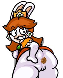 big_ass big_breasts breasts bubble_butt furry huge_ass lewdewott mario_(series) mario_+_rabbids mario_+_rabbids:_kingdom_battle oc princess_daisy pussy rabbid raving_rabbids super_mario_bros. tagme