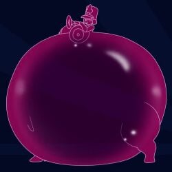 animated big_breasts breasts dorahden female inflation pink_elephants_on_parade sound spherical_inflation tagme thick_thighs video wide_hips