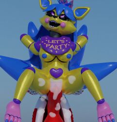 1boy 1girls 3d 3d_(artwork) ahe_gao animatronic being_held big_penis blue_hair breasts crown cum cum_in_pussy cum_inside cumming cumming_while_penetrating fan_character feet female five_nights_at_freddy's fnaf fnaf_oc held_up holding holding_up holding_up_female holding_up_other_character horny horny_female large_breasts lifted lifting_partner male male/female multiple_tails nipples oc open_mouth original_character penetration penis penis_in_pussy pleasure_face png pussy rageing_wolf robot robot_girl scottgames stand_and_carry_position tagme tails_(limbs) toy_wolfie_(rageing_wolf) vagina vaginal_penetration yellow_body