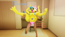 3d ahe_gao ahe_gao artist_self-insert balls ballsack being_held blue_hair breasts carrying carrying_partner cock crown cum cum_in_pussy cum_inside dick fan_character feet female five_nights_at_freddy's fnaf fnaf_oc futa/female futa_on_female futanari futanari hand_on_leg hand_on_thigh held_up large_breasts moan moaning moaning_in_pleasure nipples oc open_mouth original_character penetration penis pleasure_face png pussy rageing_wolf scottgames self_insert stand_and_carry_position tagme tongue tongue_out toy_wolfie_(rageing_wolf) vagina vaginal_penetration wanting_more yellow_body