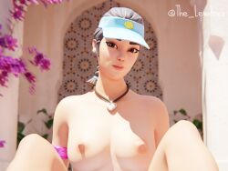 1futa 3d alternate_version_available areolae balls big_penis black_hair blender bottomless breasts completely_nude completely_nude_female ear_piercing earrings epic_games erect_penis erection female female_focus female_only fortnite futa_only futanari headwear highres lewdrex light-skinned_female light-skinned_futanari light_skin looking_at_viewer medium_breasts necklace nipples nude nude_female nude_futanari on_floor outdoors outside penis piercing piercings presenting presenting_breasts presenting_penis rio_(fortnite) shadow sitting smile smiling solo solo_focus spread_legs sun sunlight tennis_racket topless volley_girl watermark