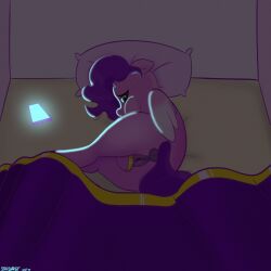 bed bedroom blanket horse masturbation mlp_g5 my_little_pony netflix phone pillow pipp_petals_(mlp) png pony ponytail pussy_juice signature starburstuwu wings