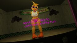 1girls 3d 3d_(artwork) breasts curvy curvy_body curvy_female curvy_figure female female_only five_nights_at_freddy's five_nights_at_freddy's_2 fnaf large_breasts nipples png rageing_wolf scottgames solo solo_female tagme thick_thighs toy_chica_(fnaf)