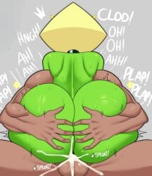 1boy 1girls 2d 2d_(artwork) 5_fingers ambiguous_penetration anger_vein arms ass ass_focus ass_grab bare_arms bare_back bare_shoulders bare_thighs belly belly_button big_ass big_breasts big_butt bikini bracelet breasts bubble_ass bubble_butt butt butt_focus butt_grab cartoon_network choker coldarsenal completely_nude completely_nude_female crystal_thots cum cum_in_pussy cum_inside cumming curvaceous curvy curvy_body curvy_female curvy_figure dark-skinned_male dark_skin dat_ass dialogue disembodied_hand fanart fat_ass female female_focus forehead_jewel gem_(species) glasses green_skin grey_background grey_body grope groping groping_ass high_resolution huge_ass huge_breasts huge_butt large_ass large_breasts looking_back male nude nude_female peridot_(steven_universe) sex simple_background steven_universe straight text thick thick_ass thick_hips thick_legs thick_thighs thighs very_high_resolution voluptuous voluptuous_female wide_hips