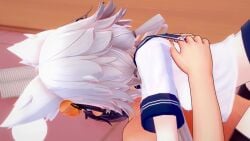 1boy 1girls 3d 3d_(artwork) 3d_animation 3d_model after_sex animated cowgirl_position creampie cum cum_drip cum_in_pussy cum_inside ejaculation female_on_top filian filian_(vtuber) filipinoboy fox_ears foxgirl happy_sex hentaifanbr indie_virtual_youtuber kemonomimi kissing kissing_while_penetrated koikatsu no_sound pussy rodrigues school_uniform sex slim_waist straight tagme thighhighs vaginal_penetration video virtual_youtuber vtuber x_hair_ornament