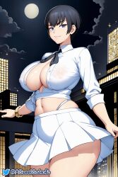 ai_generated big_breasts capi_mapache kill_la_kill kiryuuin_satsuki nsfw thick_thighs