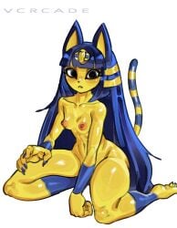 ankha from animal crossing by vcrcade
