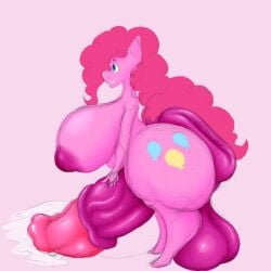 anthro anthrofied anthropomorphic balls ballsack cum flared_penis futa_only futanari horse_penis horsecock horsecock_futanari huge_ass huge_asshole huge_breasts huge_cock hyper_ass hyper_balls hyper_breasts hyper_butt hyper_genitalia hyper_penis hyper_testicles leaking_cum leaking_precum my_little_pony penis pinkie_pie_(mlp) pony puffy_anus semi-anthro semi-erect smile smiling straight_hair thick_ass