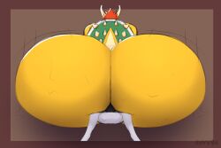 2boys anthro bowser gay gigantic_ass gigantic_butt huge_ass huge_butt koopa male/male male_only mario_(series) rifykoh short_tail yellow_body