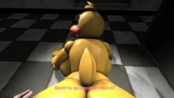 1boy 1girls 3d 3d_animation anal animated animatronic anthro ass big_penis breasts busty chicken cum dat_ass doggy_style ejaculation five_nights_at_freddy's five_nights_at_freddy's_2 furry huge_ass huge_breasts huge_toy_chica human human_on_anthro interspecies light-skinned_male mostly_nude mp4 nipples penis pull_out runaboo_chica sex sharkzero sound sound_effects source_filmmaker straight tagme toy_chica_(fnaf) video