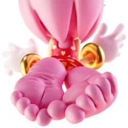 1:1 3d_(artwork) 5_toes absurd_res amy_rose anthro biped digital_media_(artwork) feet female foot_fetish foot_focus hi_res humanoid_feet milkmeister3d plantigrade sega soles solo sonic_(series) sonic_the_hedgehog_(series) toes