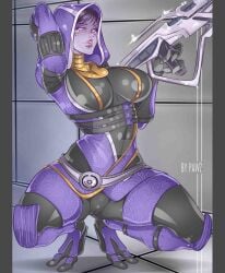 alien_girl bioware mass_effect pawz_(artist) pawzncupz quarian solo tali'zorah_nar_rayya