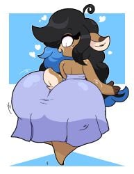 big_ass bubble_butt deer dress heyfawndue huge_ass micro thick_thighs wide_hips