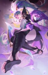 feet foot_fetish league_of_legends legs looking_at_viewer looking_from_above spirit_blossom_series spirit_blossom_vayne thick_thighs thighs toes vayne