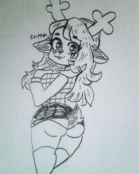 noelle holiday from deltarune by skipper (artist)