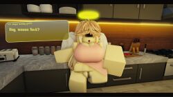 3d angel angel_wings darriel_(artist) kitchen roblox robloxian source_request tagme