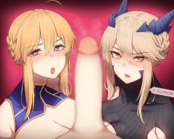 1futa 2girls ahoge arms_down artoria_pendragon artoria_pendragon_(all) artoria_pendragon_(fate) artoria_pendragon_(lancer) artoria_pendragon_(lancer)_(fate) artoria_pendragon_(lancer_alter) big_breasts big_penis black_outfit black_skinsuit black_sweater blonde_eyebrows blonde_hair blue_eyes blue_outfit blue_skinsuit blush blush_lines blushing_at_viewer boob_window bottomless braided_hair braids breasts breasts_bigger_than_head breasts_out breasts_out_of_clothes breasts_outside censored censored_penis clothed clothed_female clothed_female_nude_futanari clothing cock_shock crown crown_braid curvaceous curvaceous_body curvaceous_female curvaceous_figure curved_penis curvy curvy_body curvy_female curvy_females curvy_figure curvy_milf duo_focus english_text erect erect_penis erection exposed exposed_breasts exposed_penis eyebrows_raised faceless faceless_character faceless_futanari fat_breasts fate/grand_order fate_(series) female female_focus furrowed_brow furrowed_eyebrows futa_on_female futa_pov futanari hair_ornament hands_down horns horny huge_breasts huge_cock human imminent_sex ineffective_censorship large_breasts light-skinned_female light-skinned_futanari light_skin long_hair long_penis looking_at_partner looking_at_penis looking_away looking_back_at_viewer lying lying_down lying_on_back mature mature_female mature_woman milf milfs mosaic_censoring mostly_nude naked nude nude_futanari open_mouth original ornament outfit penis penis_awe penis_out pink_background plump_breasts pov queen raised_eyebrows red_text rikuguma royalty simple_background skin_tight skin_tight_suit skinsuit skintight skintight_suit steam steaming steaming_body steamy steamy_penis sweater text text_box thick_penis tied_hair tight_clothing tight_outfit valentina_(nuclear-il2) voluptuous voluptuous_female white_eyebrows white_hair yellow_eyes