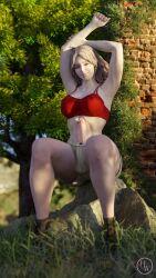 1futa 3d big_breasts big_penis elden_ring futa_only futanari hornywitches3d melina_(elden_ring) solo