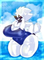 big_breasts breasts fur furfrou huge_breasts inazuma_kat pokémon_(species) pokemon pokemon_(species) thick_thighs wide_hips