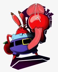 1boy big_penis crab crustacean male male_only mr_krabs nickelodeon penis spongebob_squarepants tagme