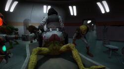 3d 3d_animation alien alien_humanoid animated fallout interspecies no_sound nuka_girl spacesuit straight tagme vault_dweller video zetan